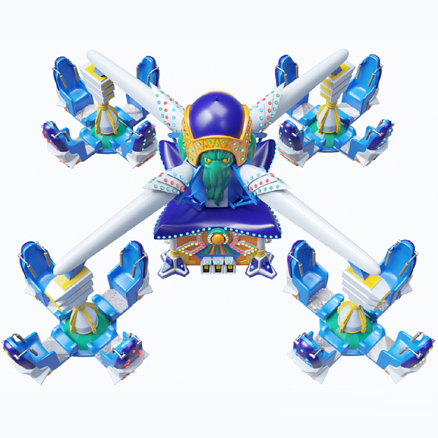 旋转木马3D模型