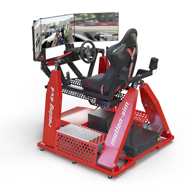 赛车游戏模拟器3D模型