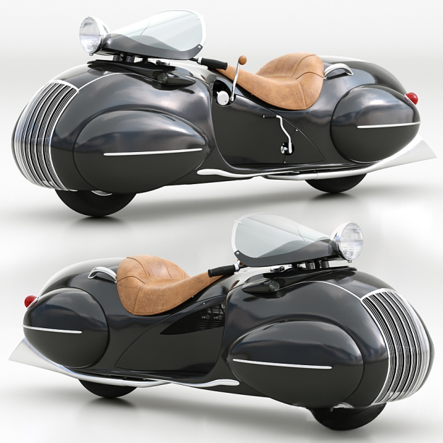 摩托车3D模型
