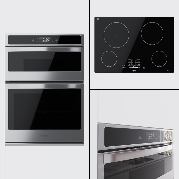 烤箱 电磁炉3D模型