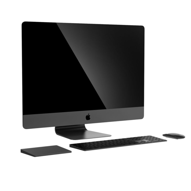 苹果电脑3D模型