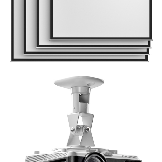 投影幕布3D模型