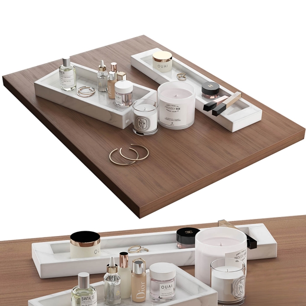 化妆品摆件3D模型