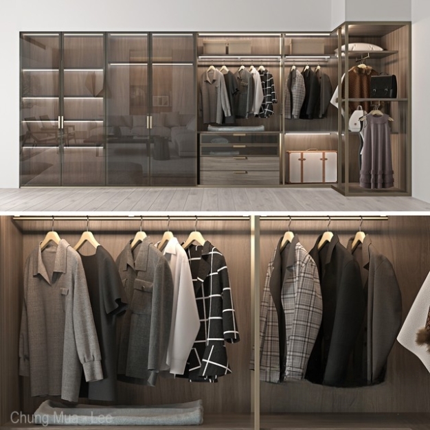 衣柜 衣架 服装3D模型