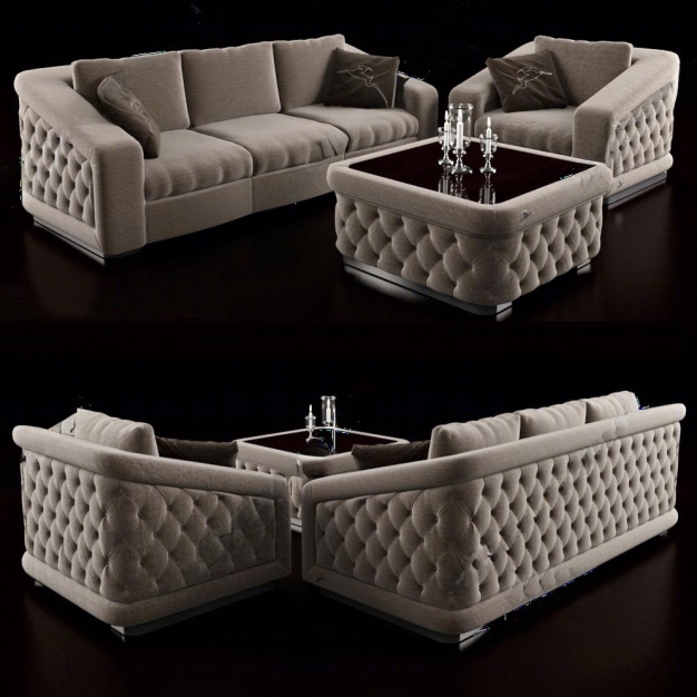 简欧沙发3D模型