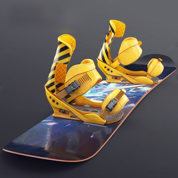滑雪板3D模型