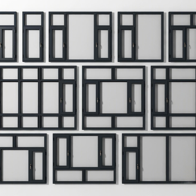 铝合金窗户3D模型