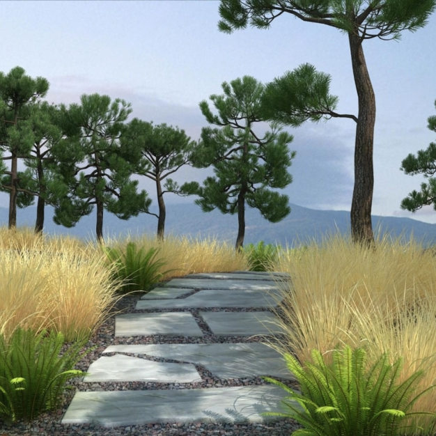 园林景观3D模型