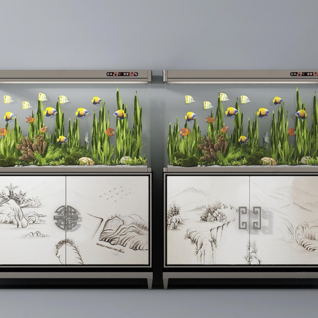 鱼缸3D模型