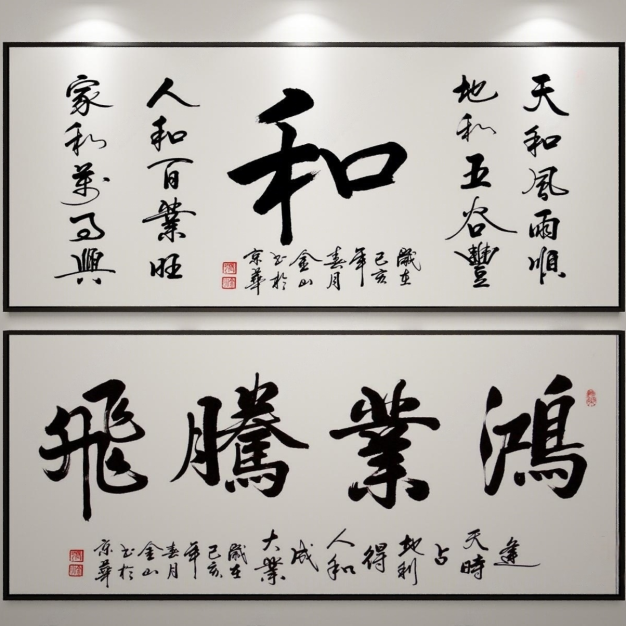 新中式装饰画3D模型