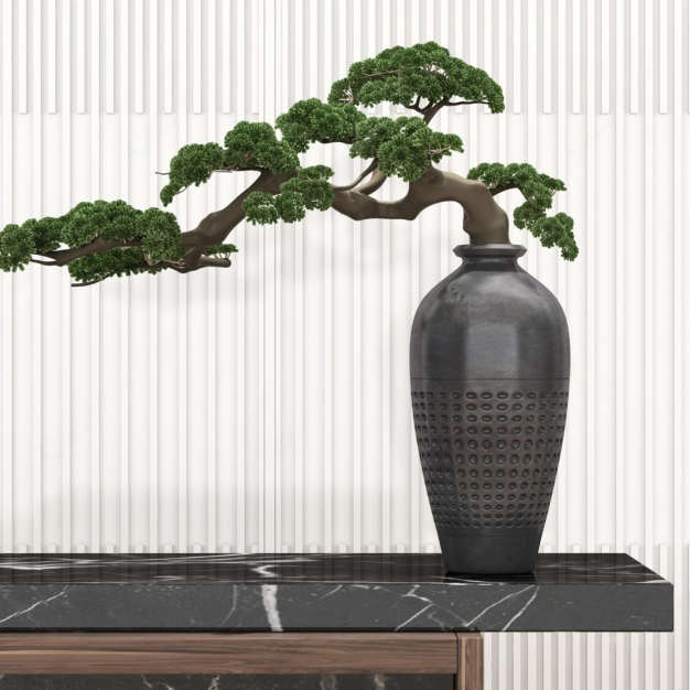 新中式松树植物盆栽3D模型