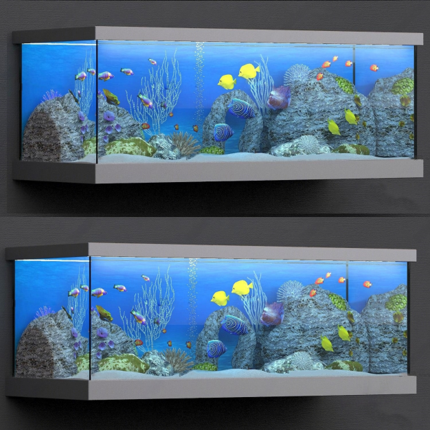 鱼缸3D模型