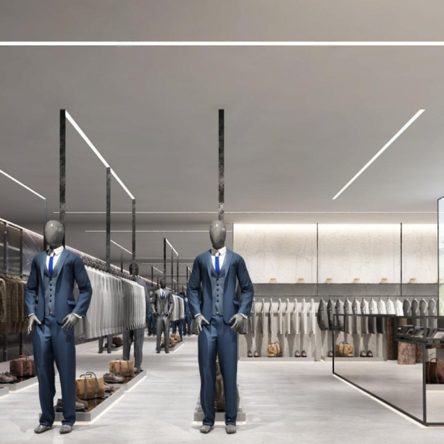 服装店 男装店 西装店3D模型