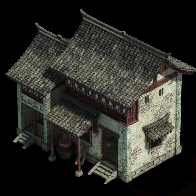古建 3D模型
