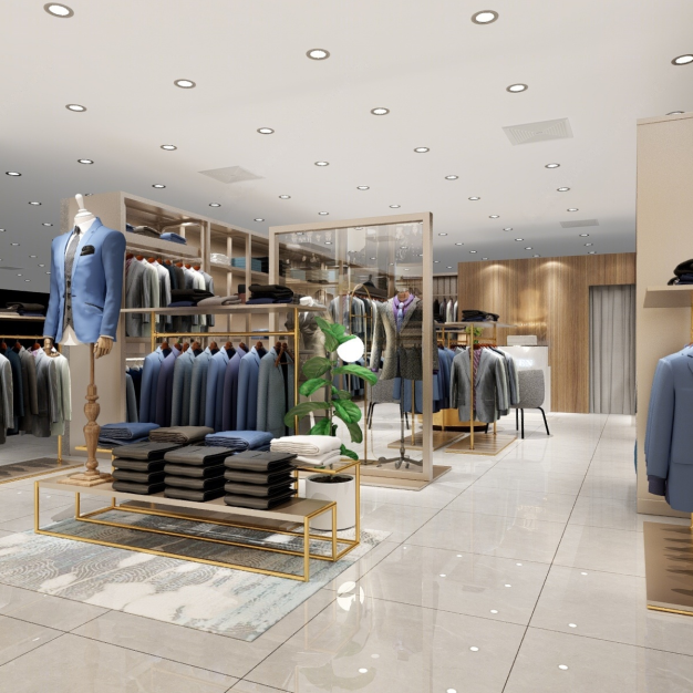 服装店 男装店3D模型