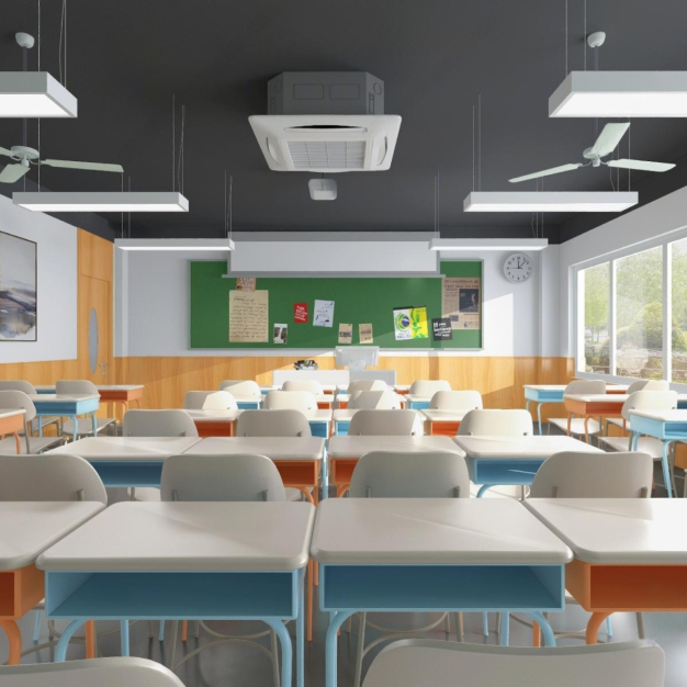 学校教室3D模型