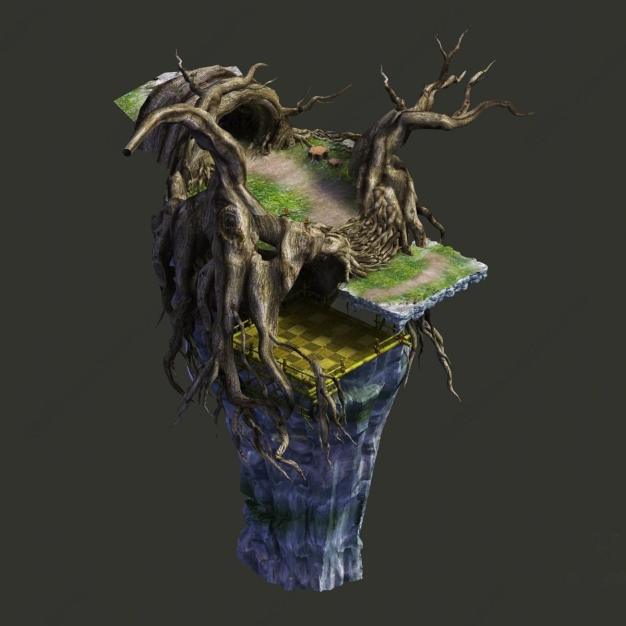 游戏 卡通构建3D模型