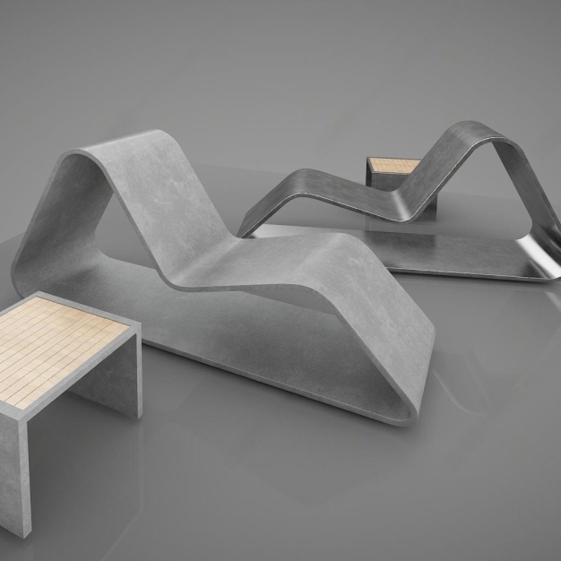休闲椅3D模型