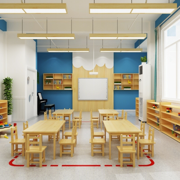 幼儿园教室3D模型