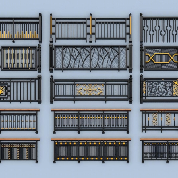栏杆 护栏 围栏3D模型