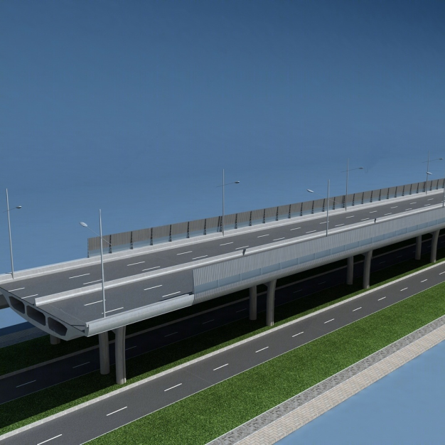 公路 立交桥3D模型