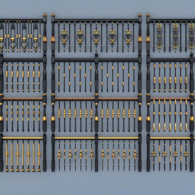栏杆 护栏 围栏3D模型