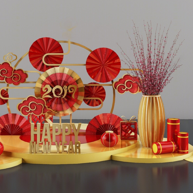 美陈3D模型