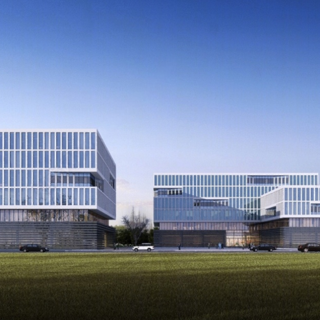 写字楼建筑外观3D模型