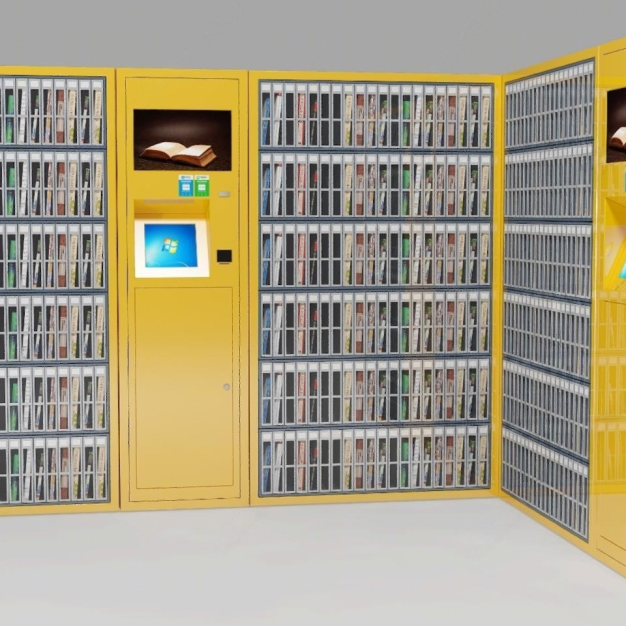 自助借书柜3D模型