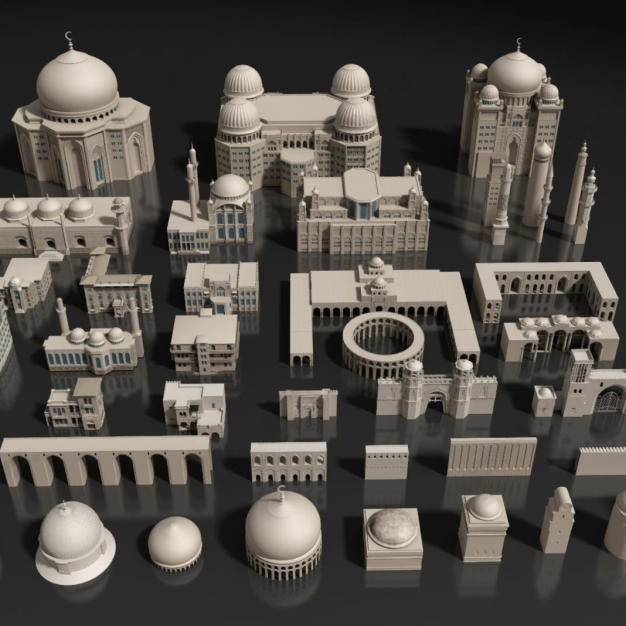 欧式建筑3D模型