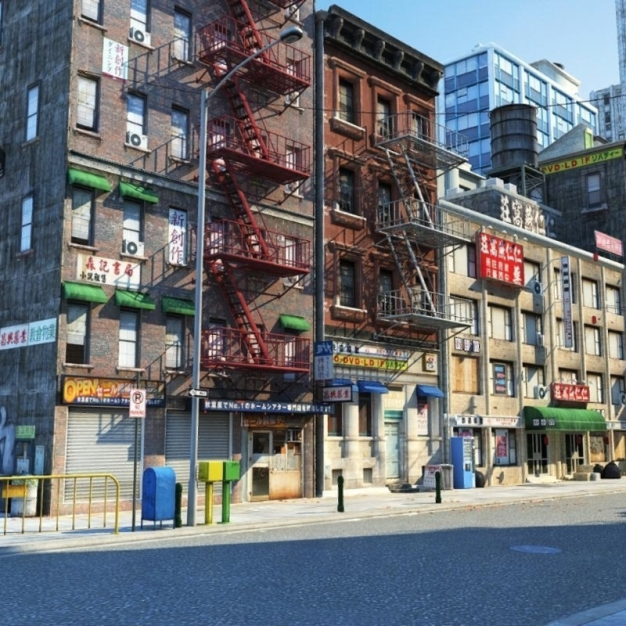 街道3D模型