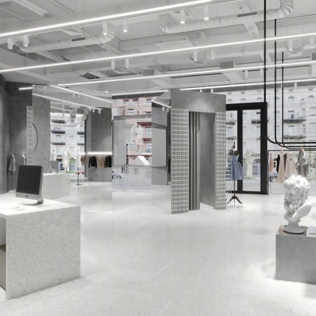 工业风女装店3D模型