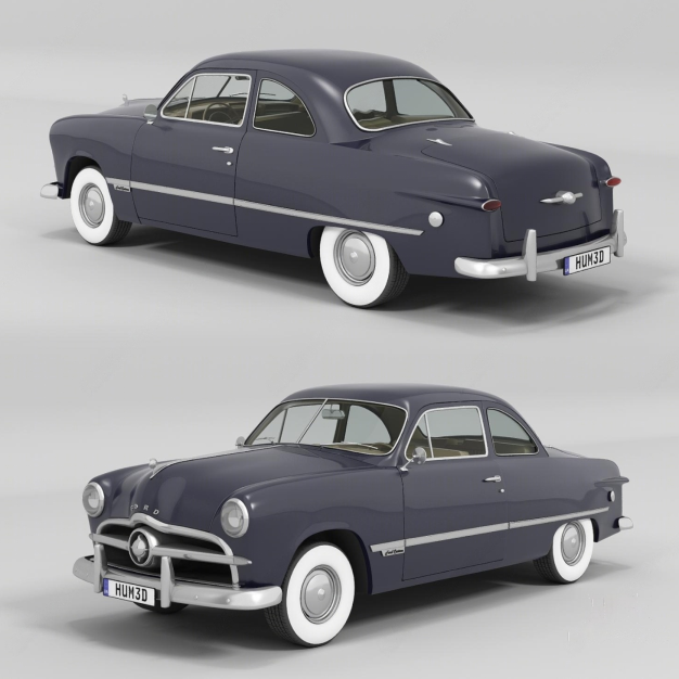 老爷车 汽车3D模型
