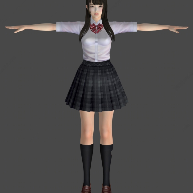 女人 人物3D模型