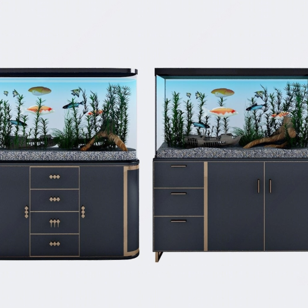 鱼缸3D模型