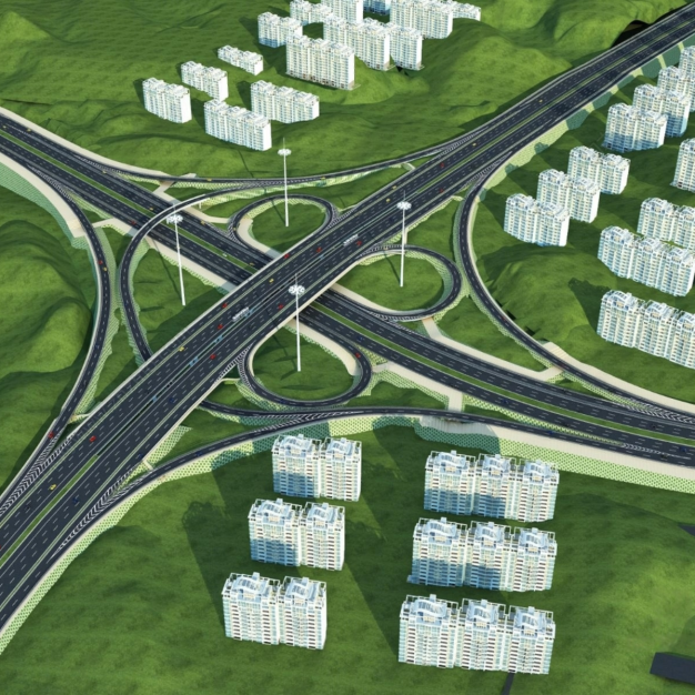 道路立交桥3D模型