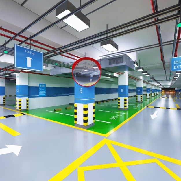 地下停车场3D模型