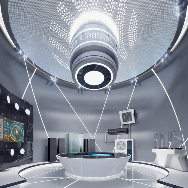 科技异型展厅3D模型