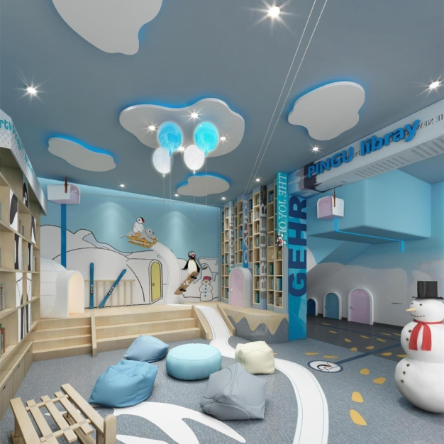 幼儿园儿童游乐区3D模型