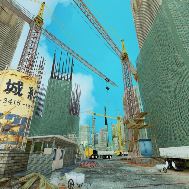 建筑工地3D模型