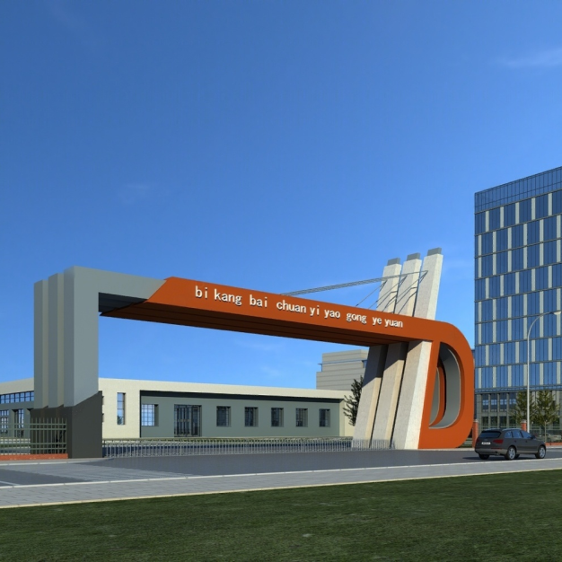 厂房大门入口3D模型
