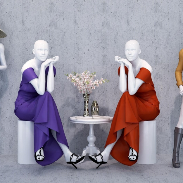 服装 女装 模特3D模型
