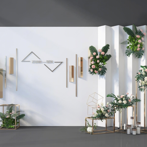 花艺美陈3D模型