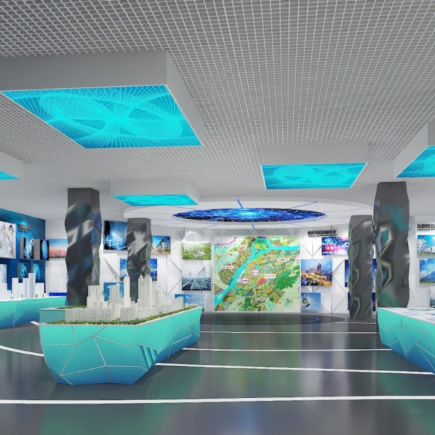 现代科技展厅3D模型