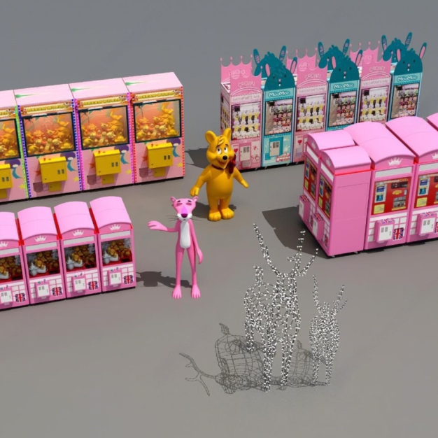 娃娃机3D模型