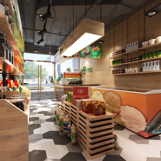 现代特产店3D模型