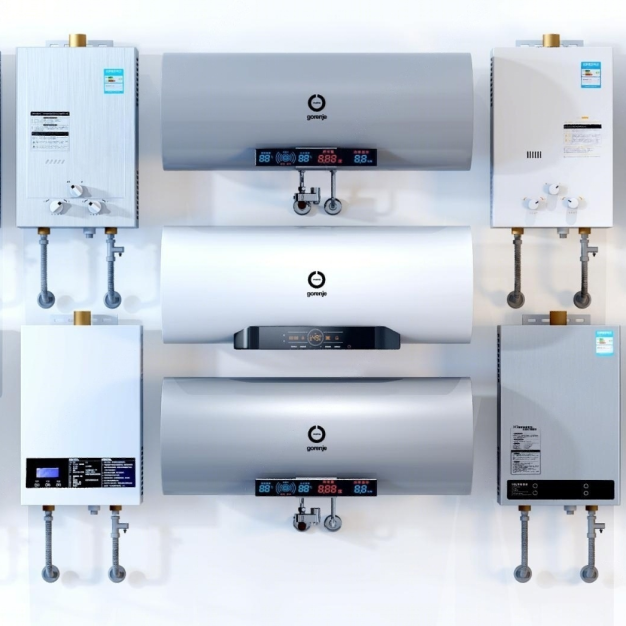 现代热水器3D模型