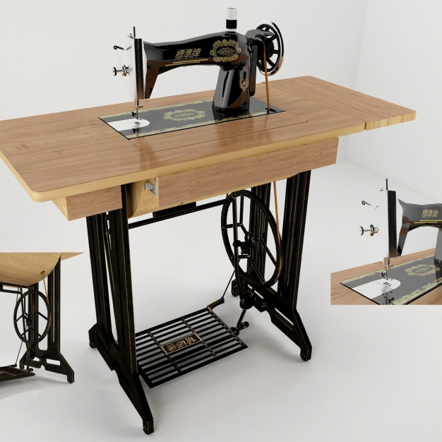 缝纫机3D模型