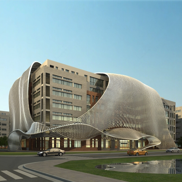 现代商业建筑3D模型