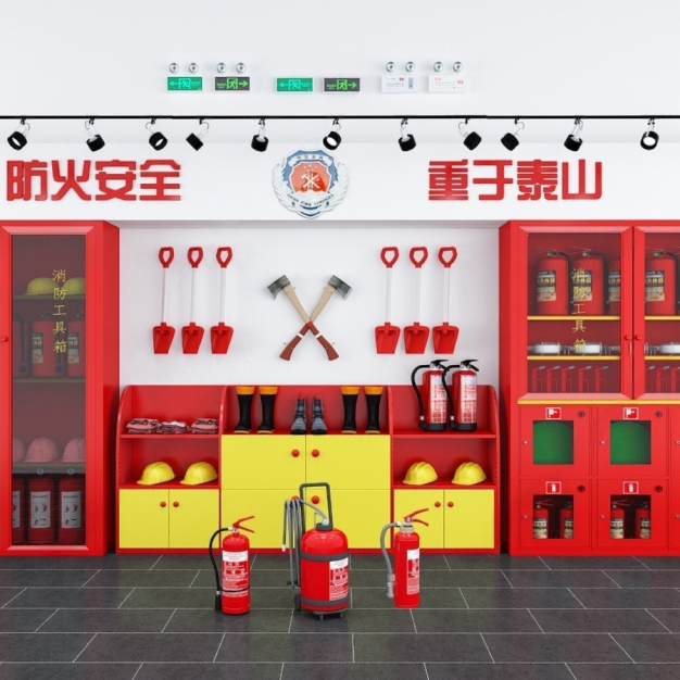 现代消防器材3D模型